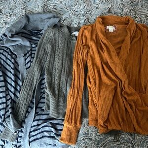 Three Women's Sweaters